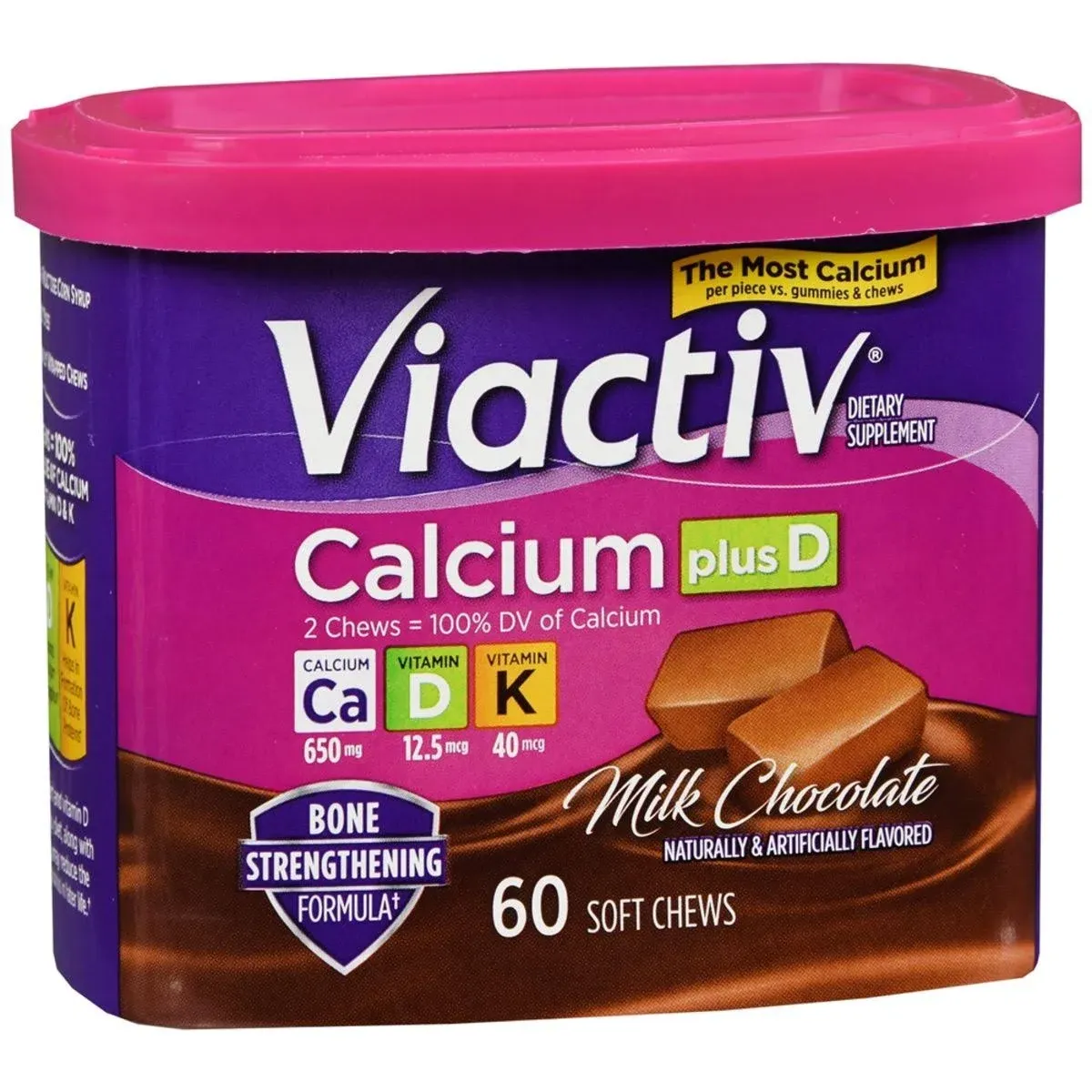 Viactiv Calcium, Plus D, Caramel, Soft Chews - 100 soft chews