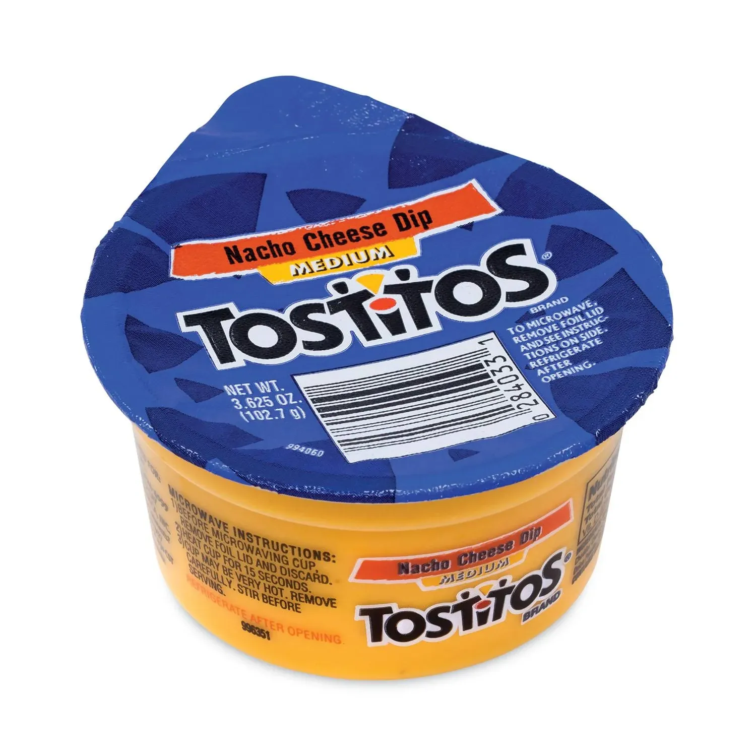 Tostitos Nacho Cheese Dip Togo Cups, 3.8 oz Cup, 30 Count