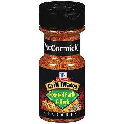 McCormick Grill Mates Seasoning, Roasted Garlic & Herb - 2.75 oz jar