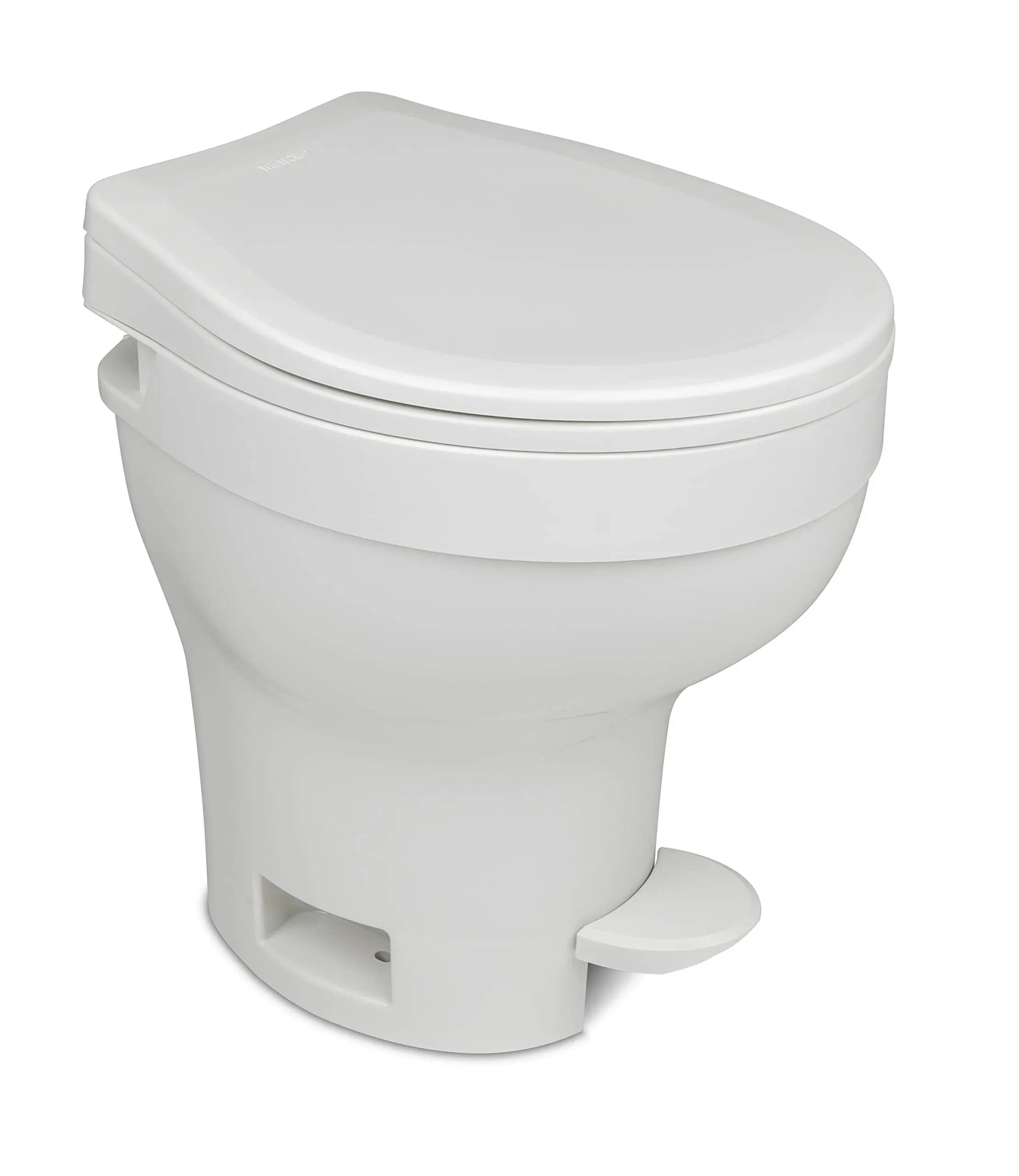 Thetford Aqua Magic VI Low Profile Slow Close Lid White with Hand Sprayer