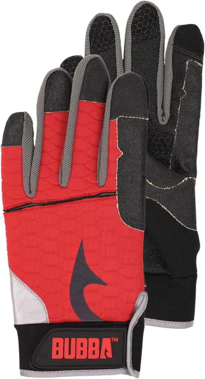 BUBBA Ultimate Fillet Gloves with Cut Resistant Construction and Touch Screen Usability for Fishing, Angling, Boating and Outdoors 