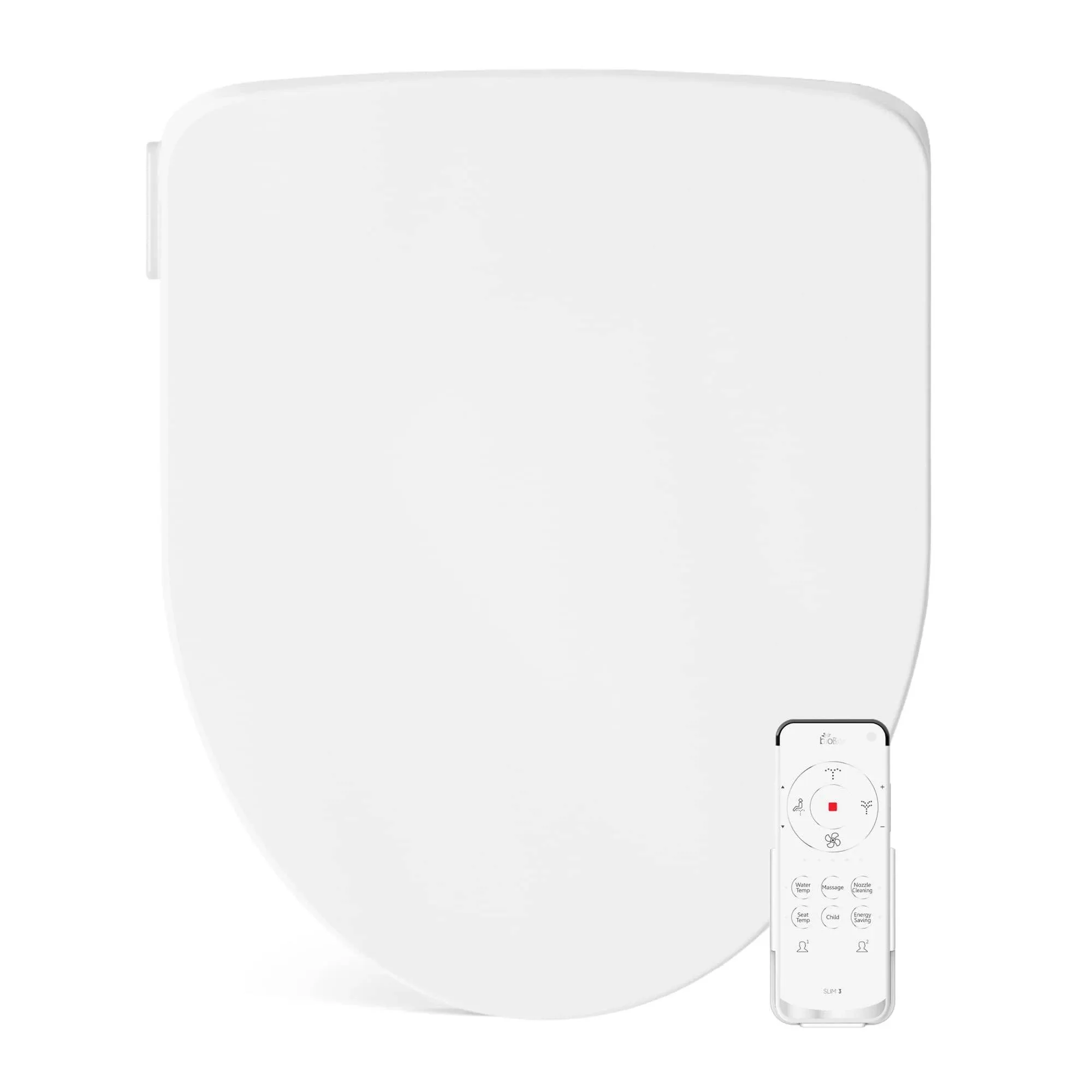 Bio Bidet by Bemis Slim Three Smart Bidet Toilet Seat, Round, White