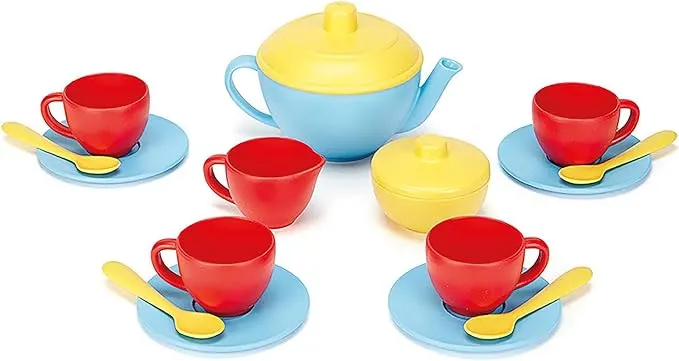 Green Toys Tea Set, Blue