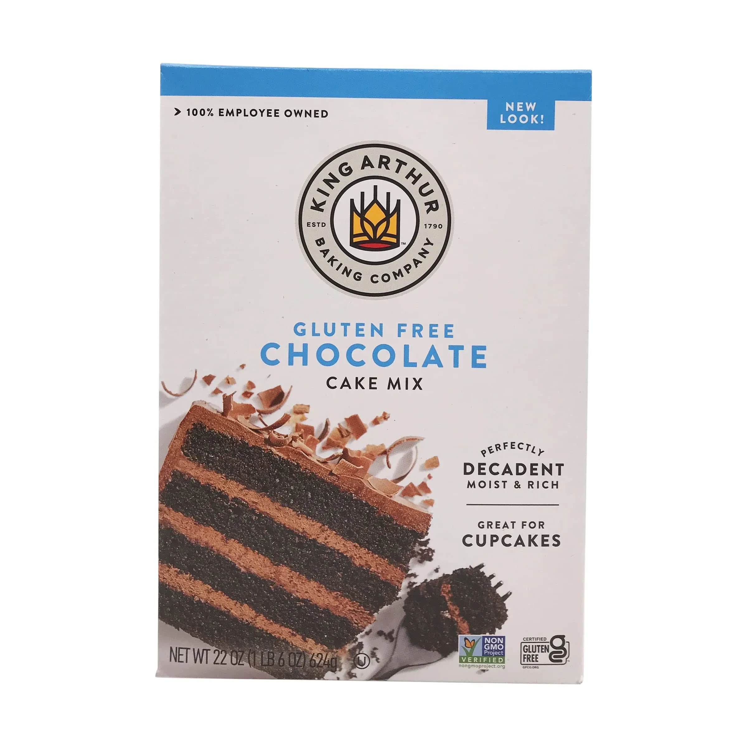 King Arthur Flour Chocolate Cake Mix, Gluten Free - 22 oz box