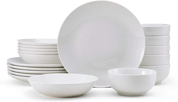 Studio Nova Porcelain 18-Piece Dinnerware Set, Service For 6, Alexis