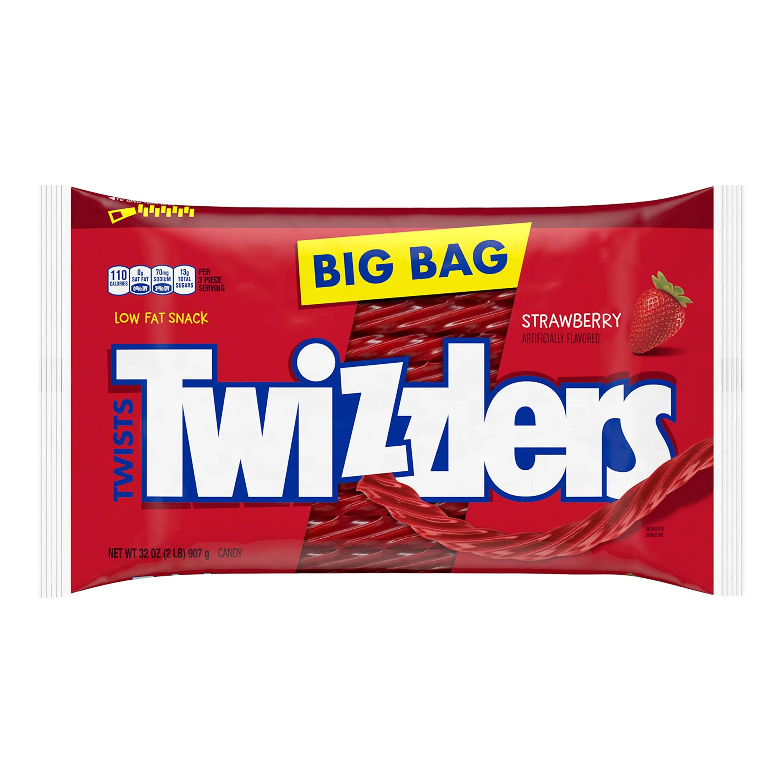 Twizzlers Twists Strawberry Candy 32 Oz. Bag