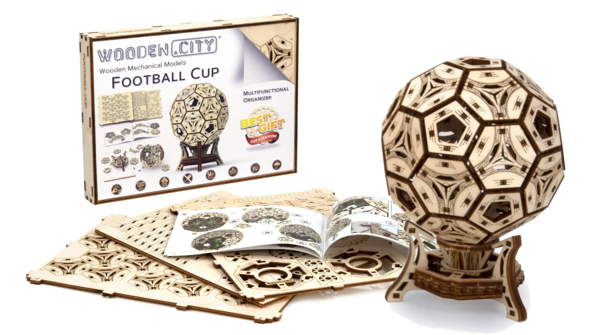 Wooden.City Soccer Cup - Unique Soccer Gifts 3D Wooden Puzzles for Adults ...