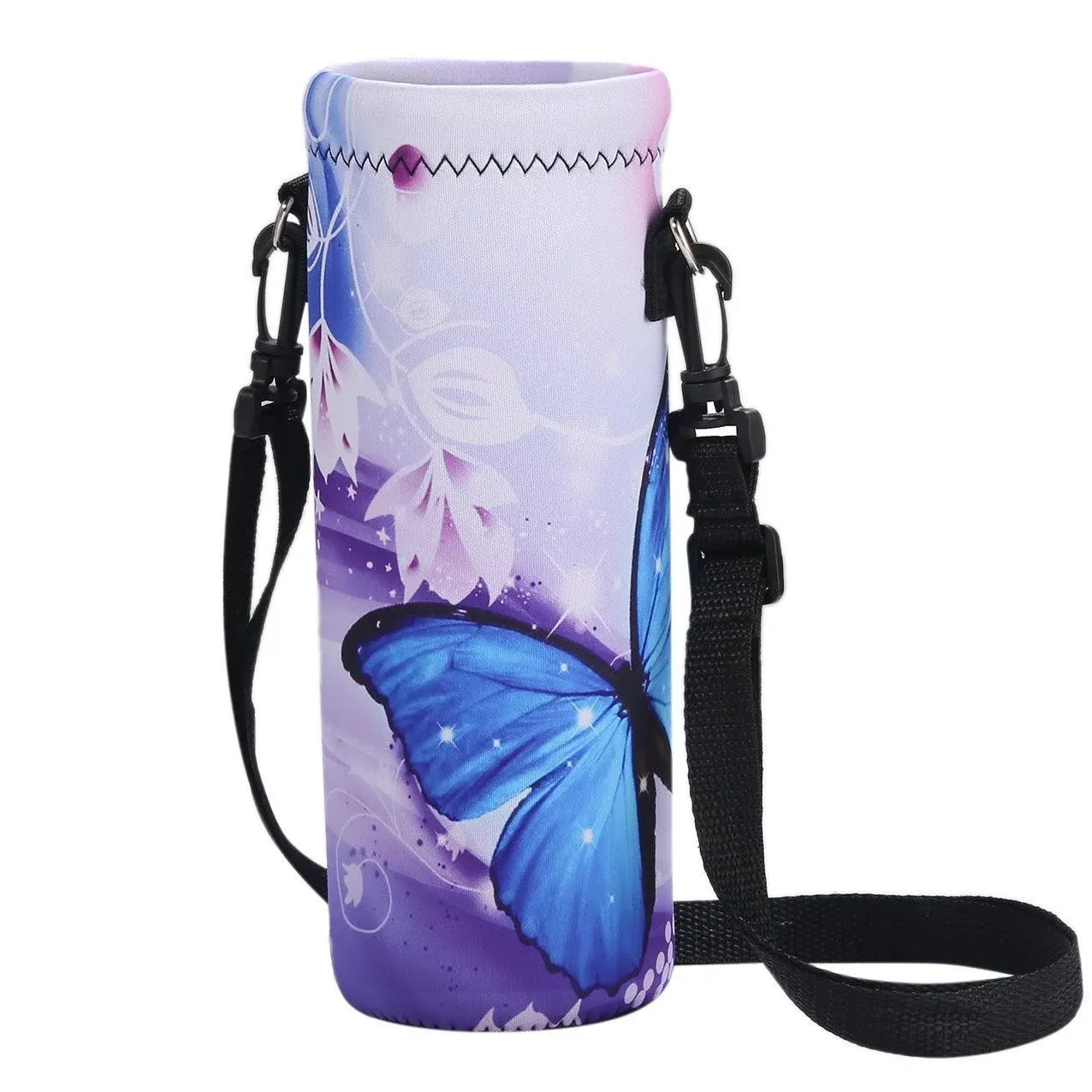  Water Bottle Sling Bag Carrier Crossbody Sleeve,Insulat<wbr/>ed Neoprene Bottle 