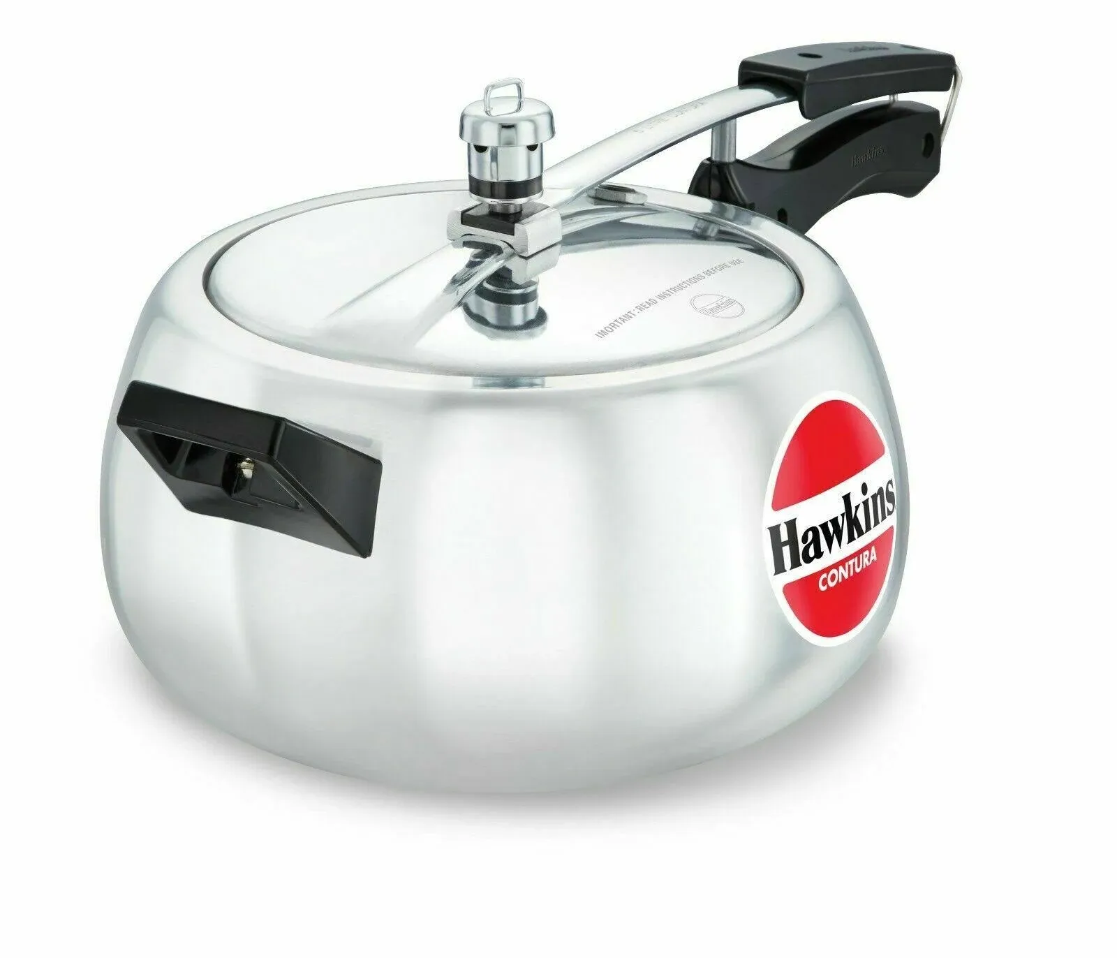 Hawkins HC50 Contura 5-Liter Pressure Cooker, Small, Aluminum