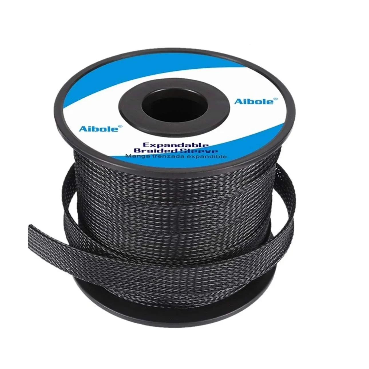 Pet Expandable Braided Sleeving 100ft1/4 Inch Wire Loom Braided Cable Sleeve Wir