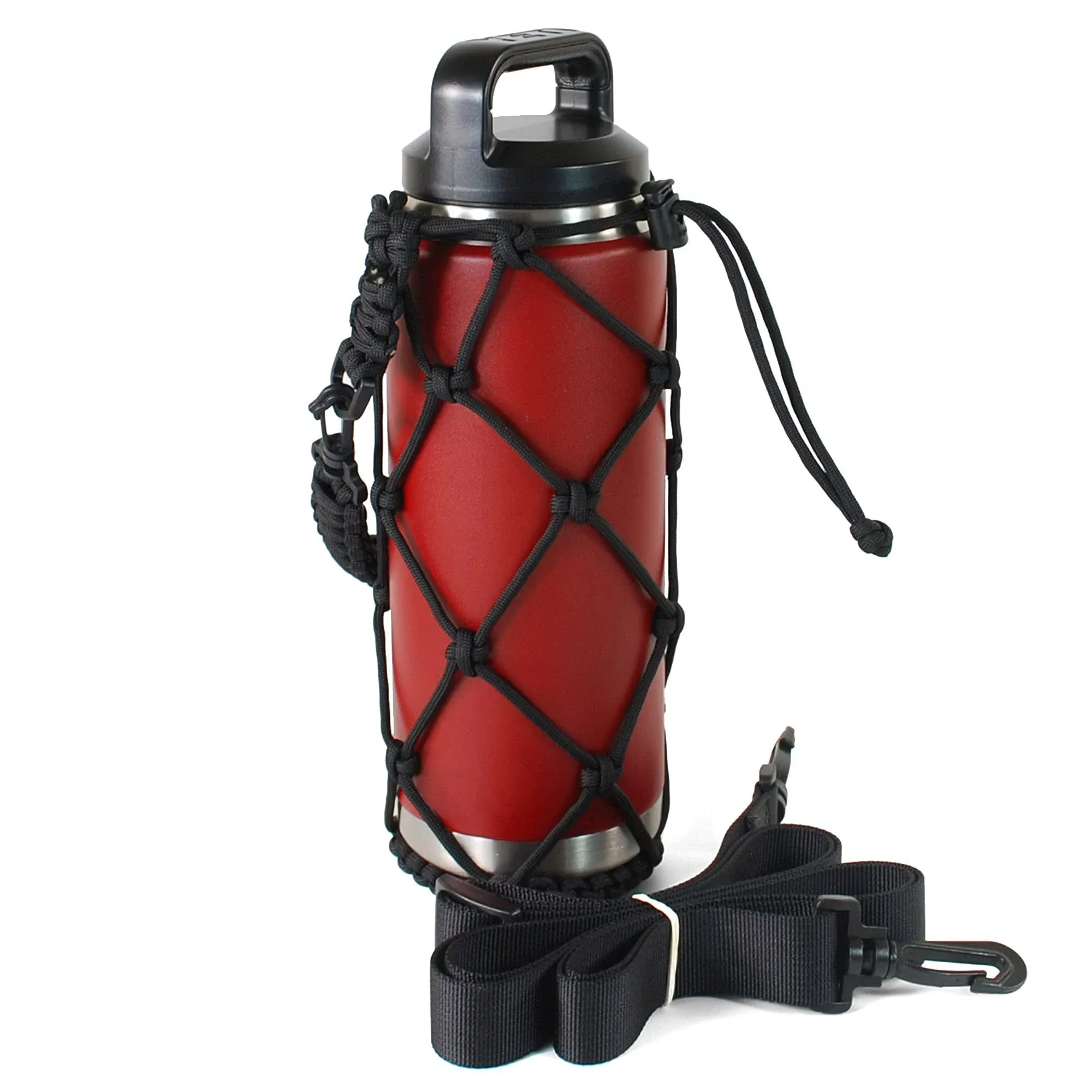 Handle for YETI Rambler Bottles - Paracord Handle and Sling - from America's No. 1 in Water Bottle Carriers and Accessories - Prevents Dropping and Dents