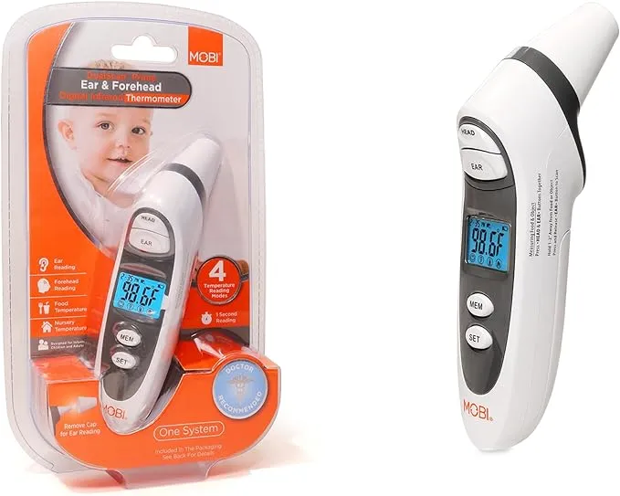 Mobi DualScan Prime Ear & Forehead Thermometer