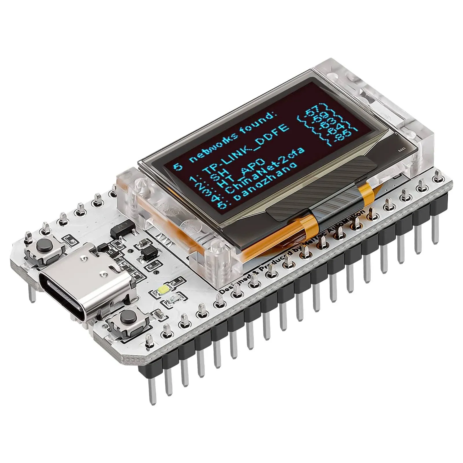 MakerFocus ESP32 Development Board WiFi with 0.96inch OLED Display WiFi Kit32 AR