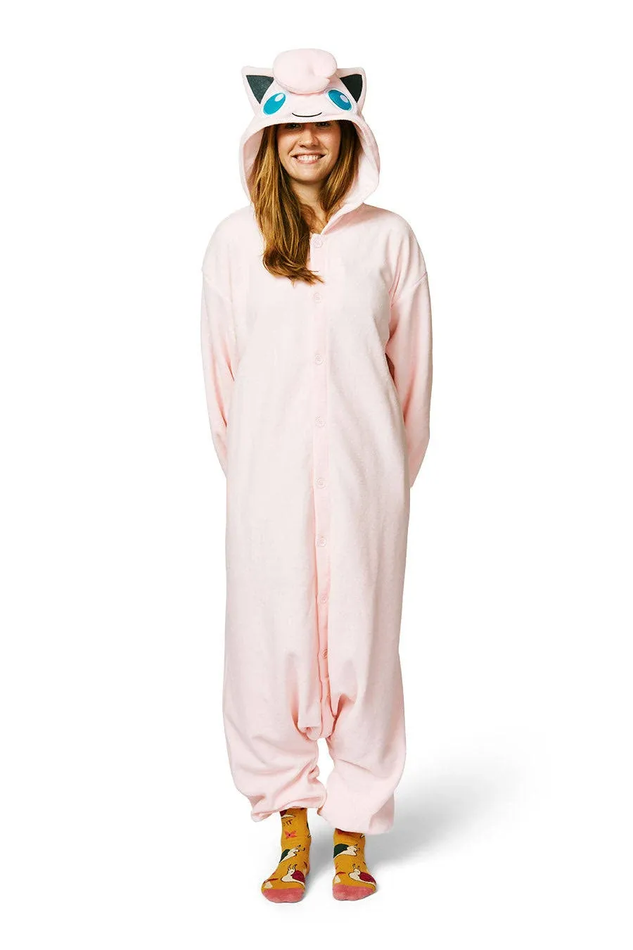 SAZAC Jigglypuff Pokemon Kigurumi - Onesie Jumpsuit Halloween Costume