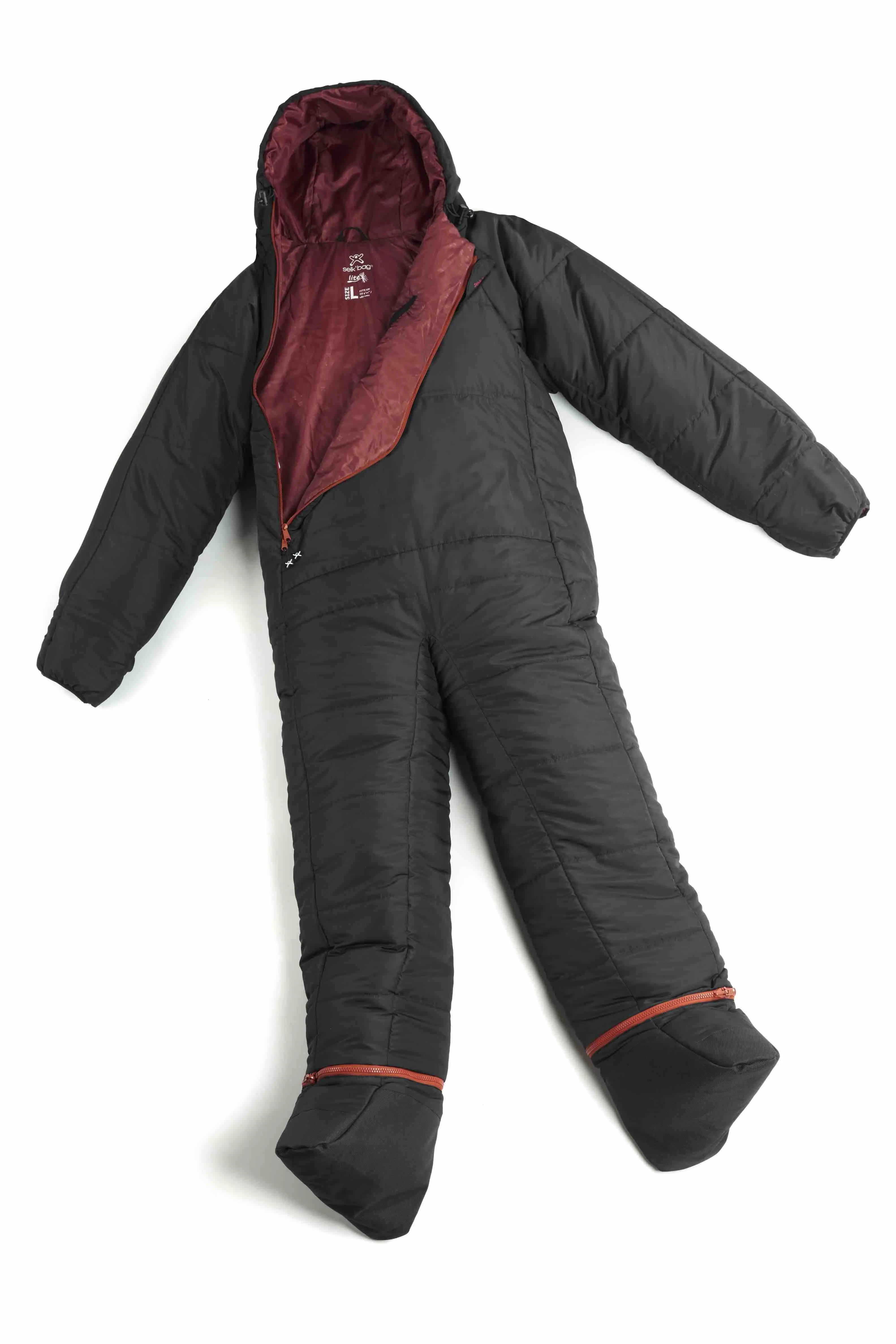 Selk'bag Lite Recycled Wearable Sleeping Bag Black M