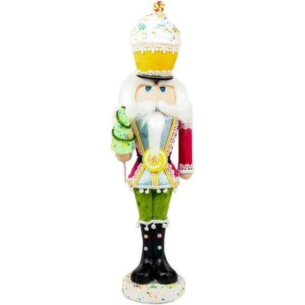 December Diamonds Candy Land 27In Green Nutcracker