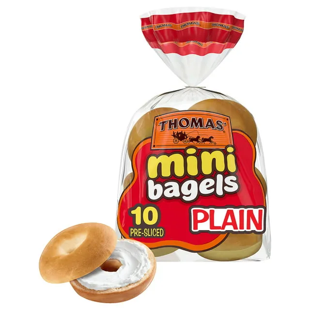 Thomas Mini Plain Bagels