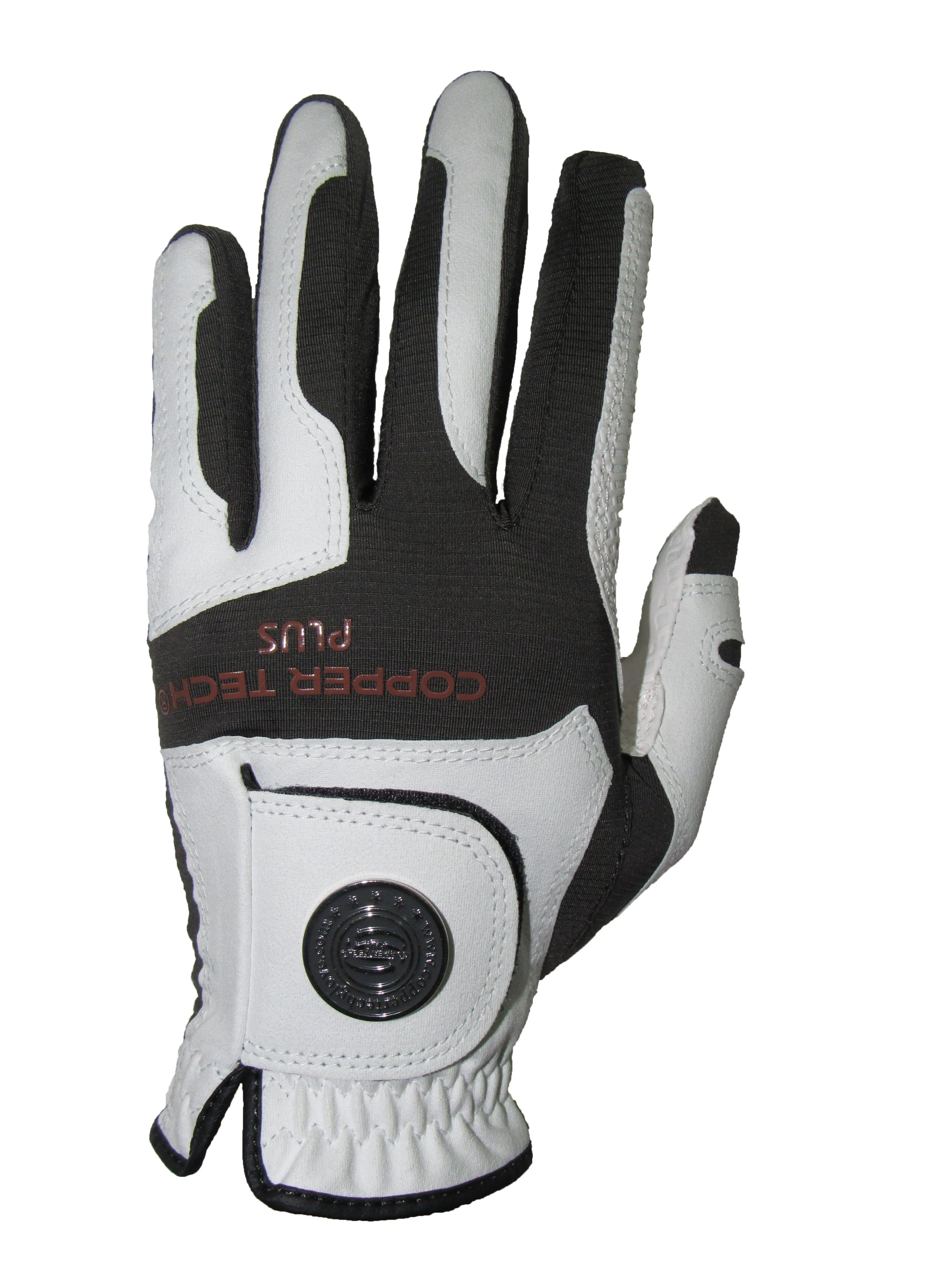 "NEW Copper Tech White/Black Women's Spidertech One Size Fits All Golf Glove"