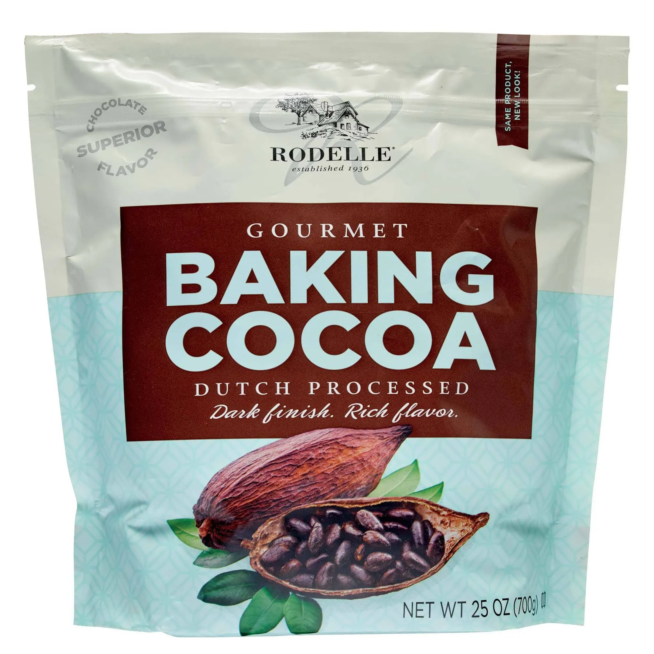 Rodelle Gourmet Baking Cocoa Organic 25 Ounce