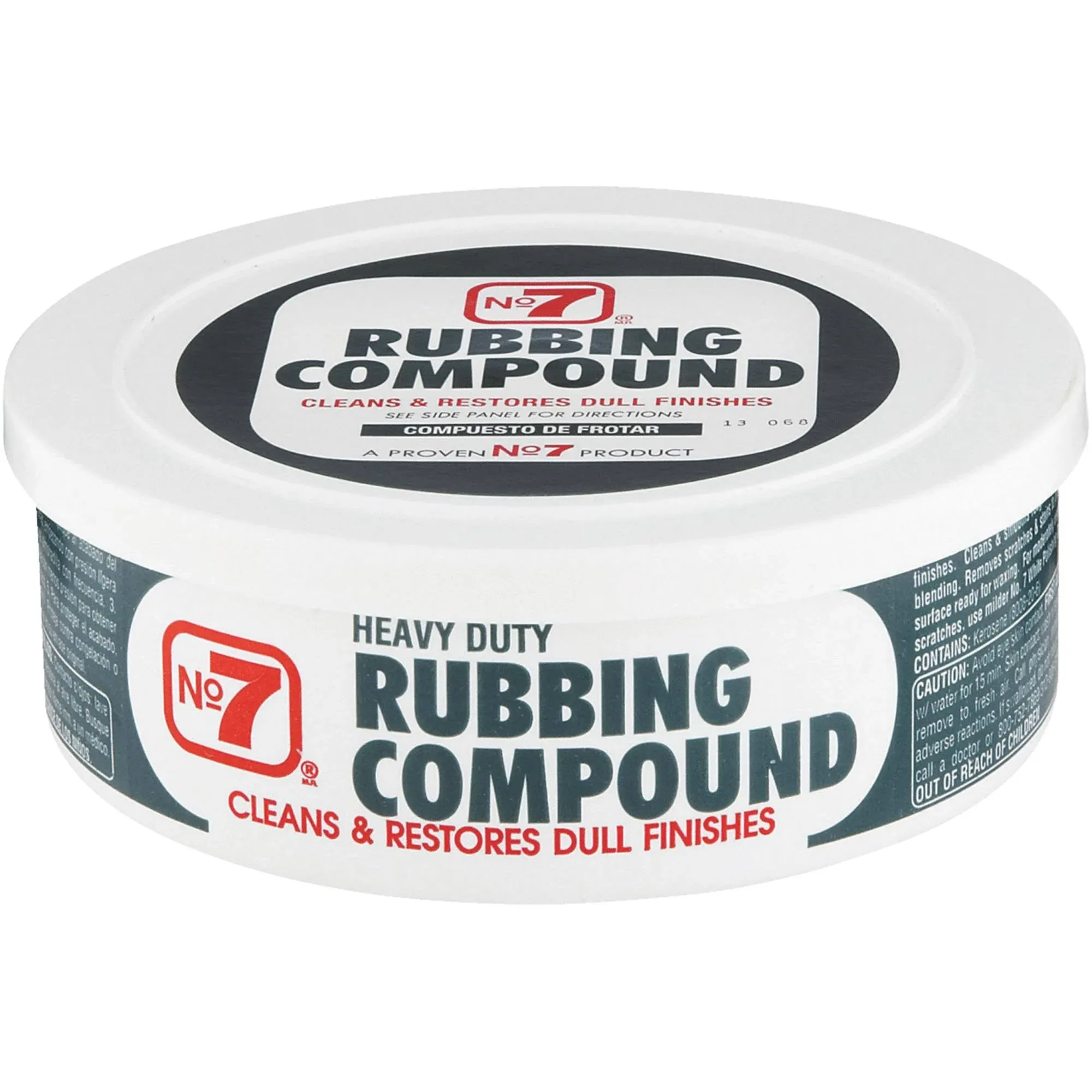 No. 7 08610 No. 7 Rubbing Compound, 10 oz.