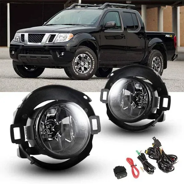 Fog Lights for 2005-2015 Nissan Xterra with H11 12V 55W Halogen Bulbs Fog Lam...