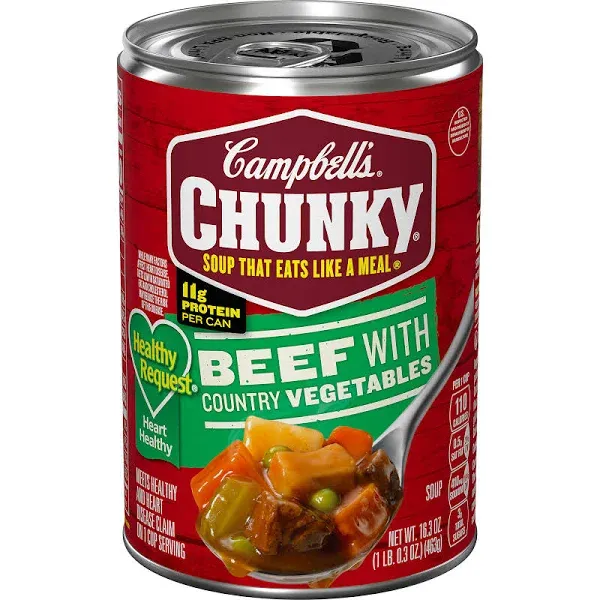 Campbell's Chunky Beef with Country Vegetables Soup