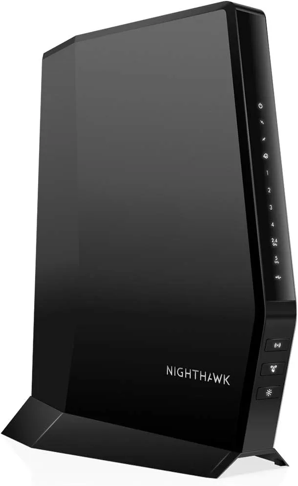 NETGEAR Nighthawk WiFi 6Cable Modem Router CAX30 Compatible with Xfinity, Spectrum, and Cox, AX2700 (Up to 2.7Gbps) DOCSIS 3.1