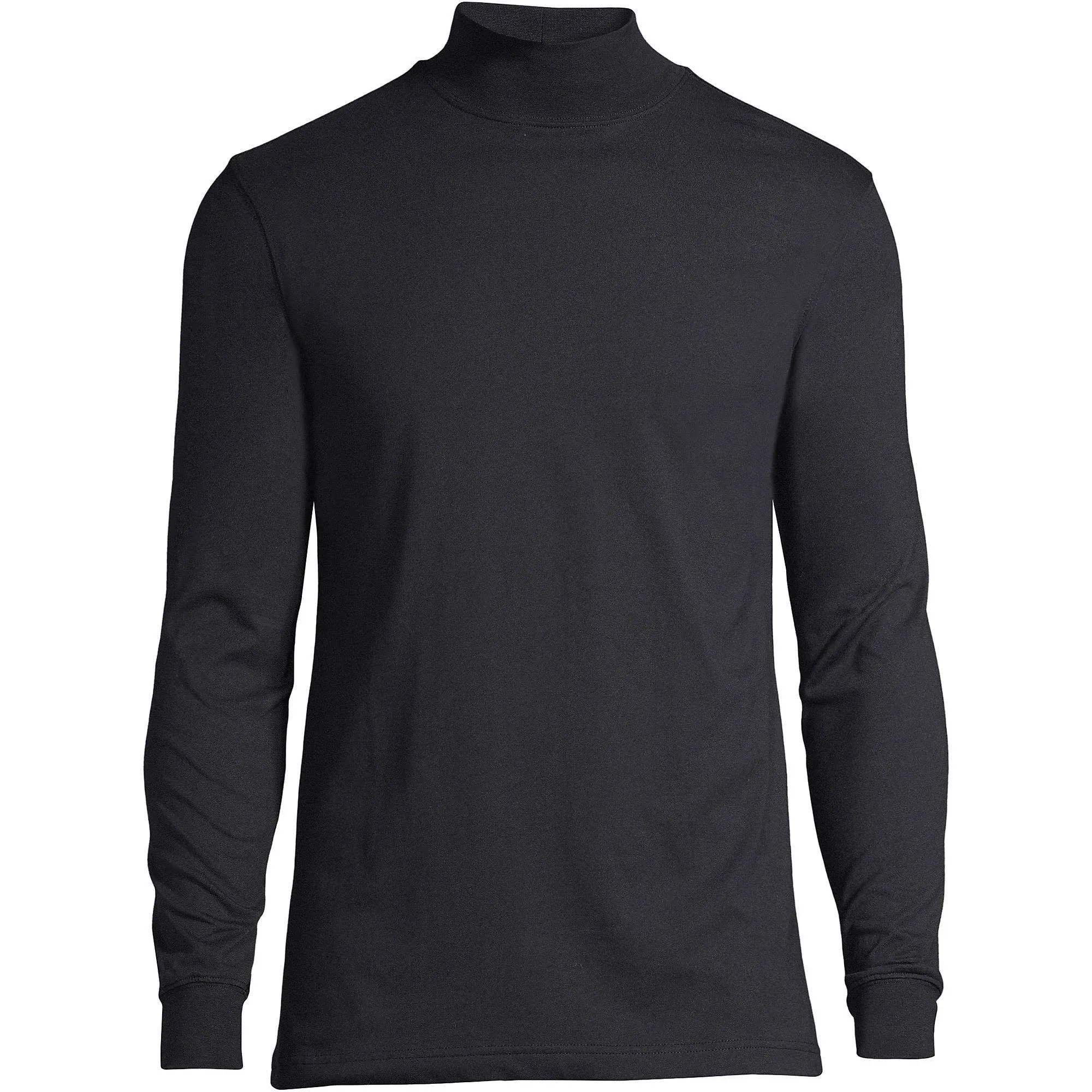 Lands' End Men's Super-T Mock Turtleneck