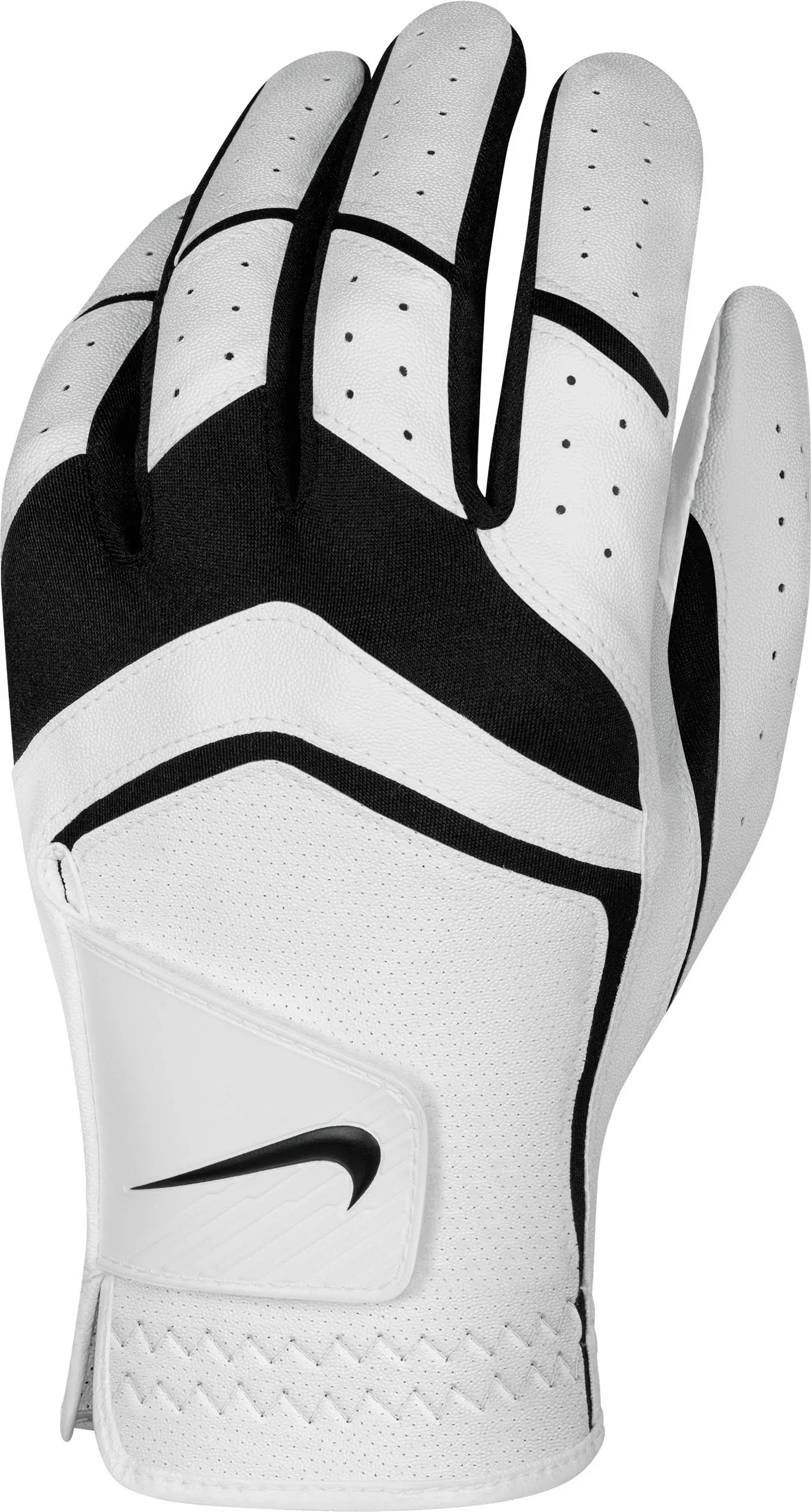 Nike Men's Dura Feel Golf Glove (White), Medium-Large, Left Hand