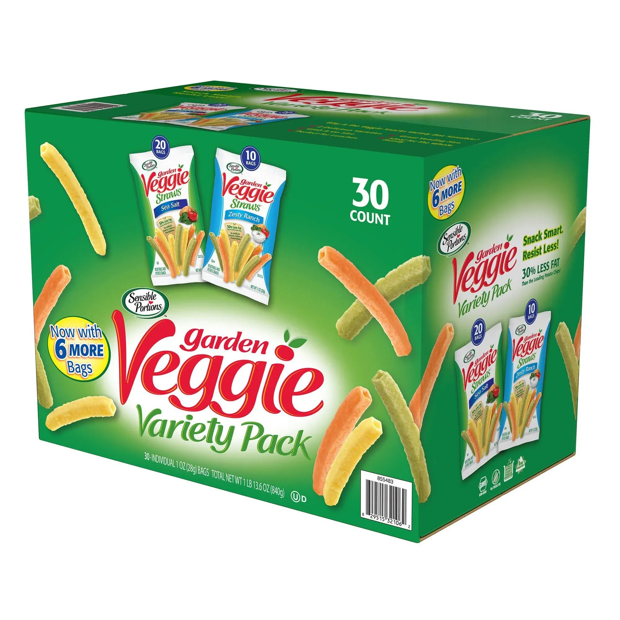 Garden Veggie Straws Variety pk., 30 ct.