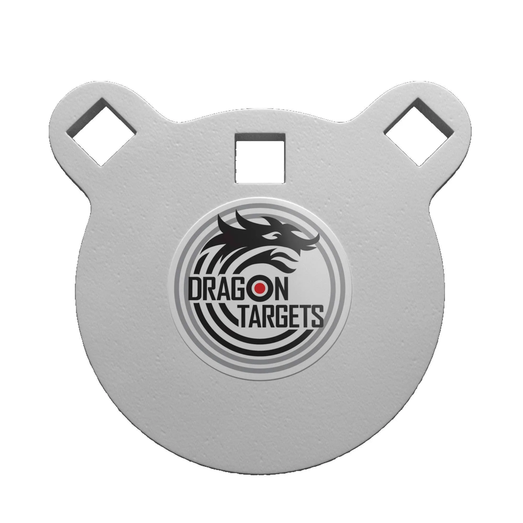 Dragon Targets AR500 Steel Targets for Shooting 3/8 inch Thick Laser Cut, Painted AR500 Gong Targets for Shooting, Steel Targets Made in USA (4 in)