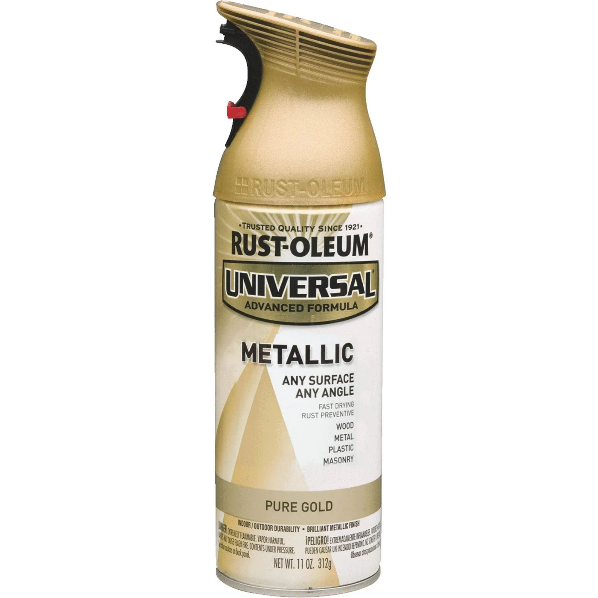 Rust-Oleum 245221 Spray Paint, Gold, Metallic, 11 Oz