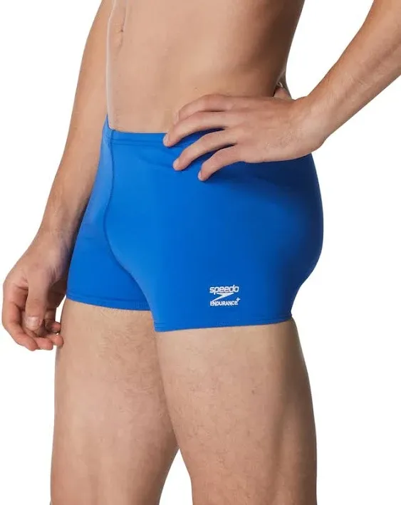 Speedo Men's Solid Endurance+ Square Leg Swimsuit