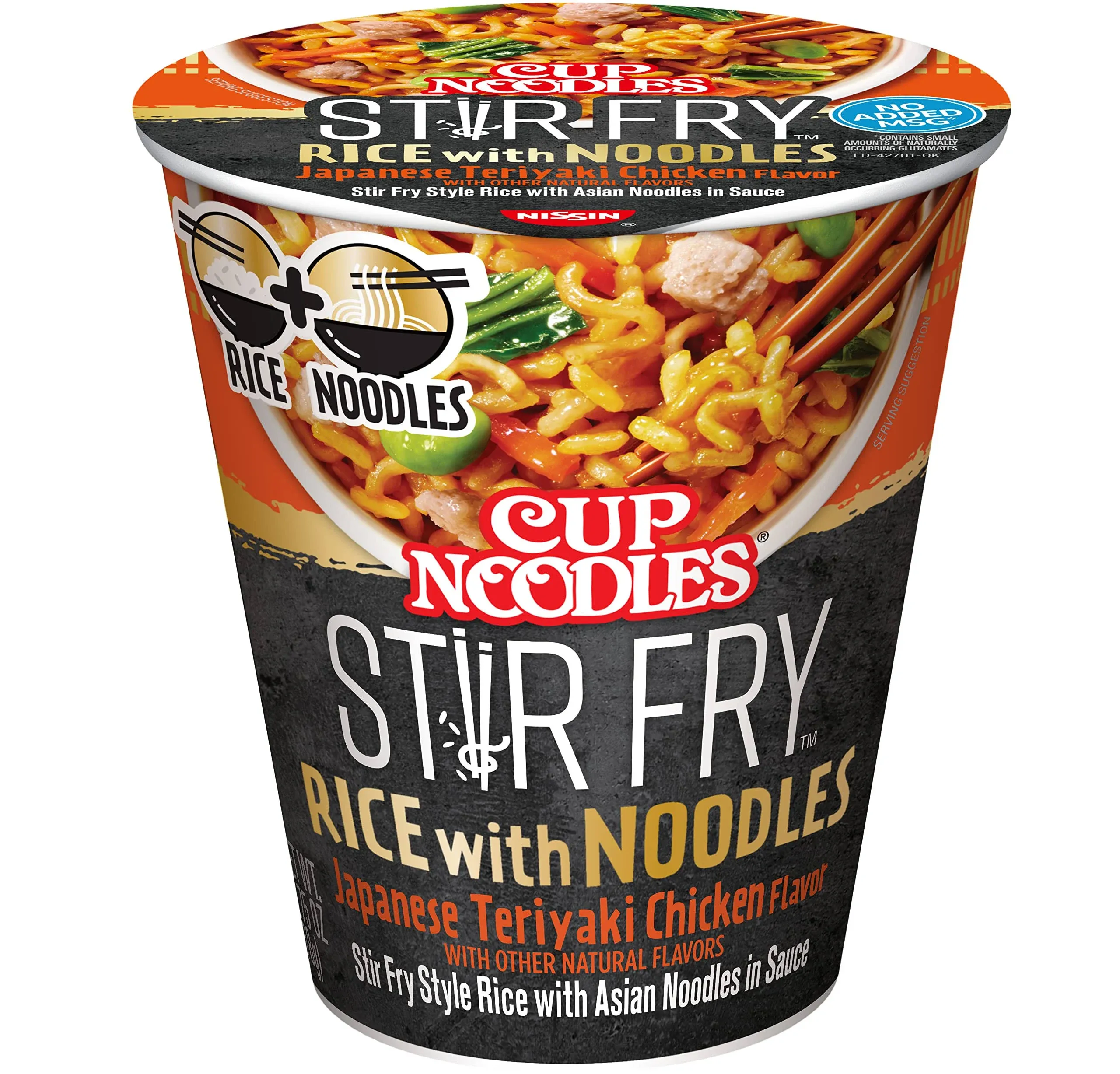 Nissin Cup Noodles Stir Fry Noodles Teriyaki Chicken