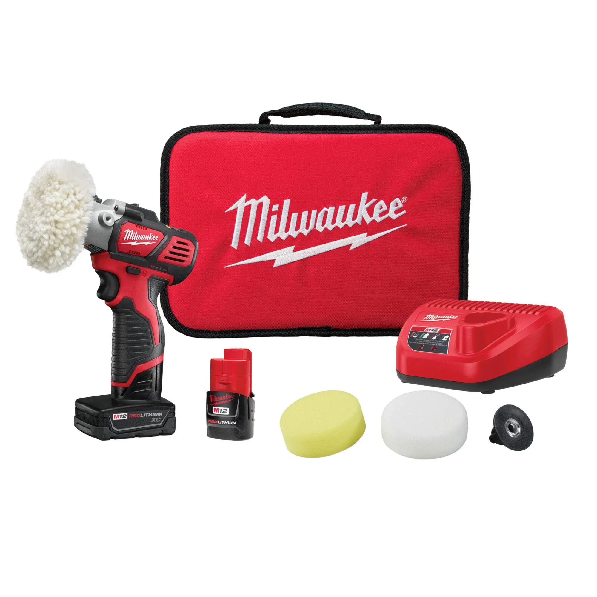 Milwaukee 2438-22X M12 Variable Speed Polisher / Sander Kit