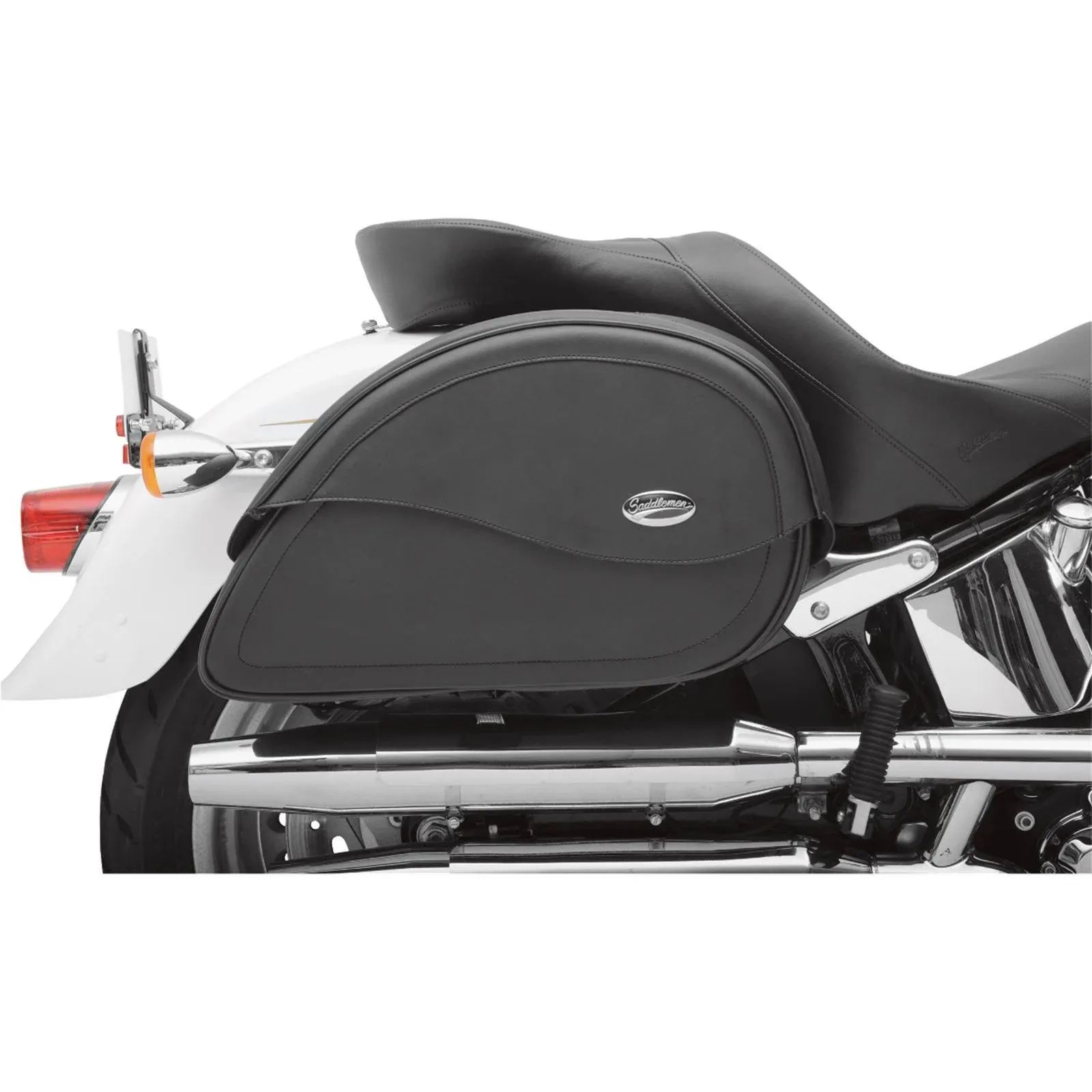 Saddlemen Cruis&#039;N Jumbo 20&#034; Teardrop Throw-Over Saddlebags for Harley / Metric