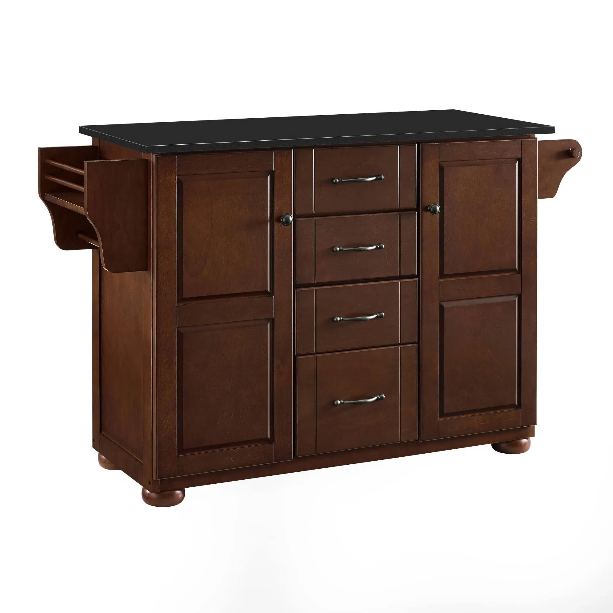 Crosley Furniture Eleanor Wood Top Kitchen Island Mahogany/Natural