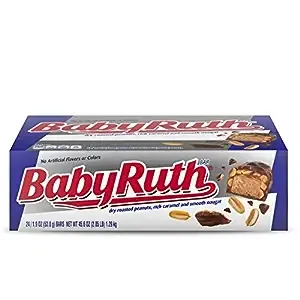 Baby Ruth Candy Bar - 24 pack, 2.1 oz bars