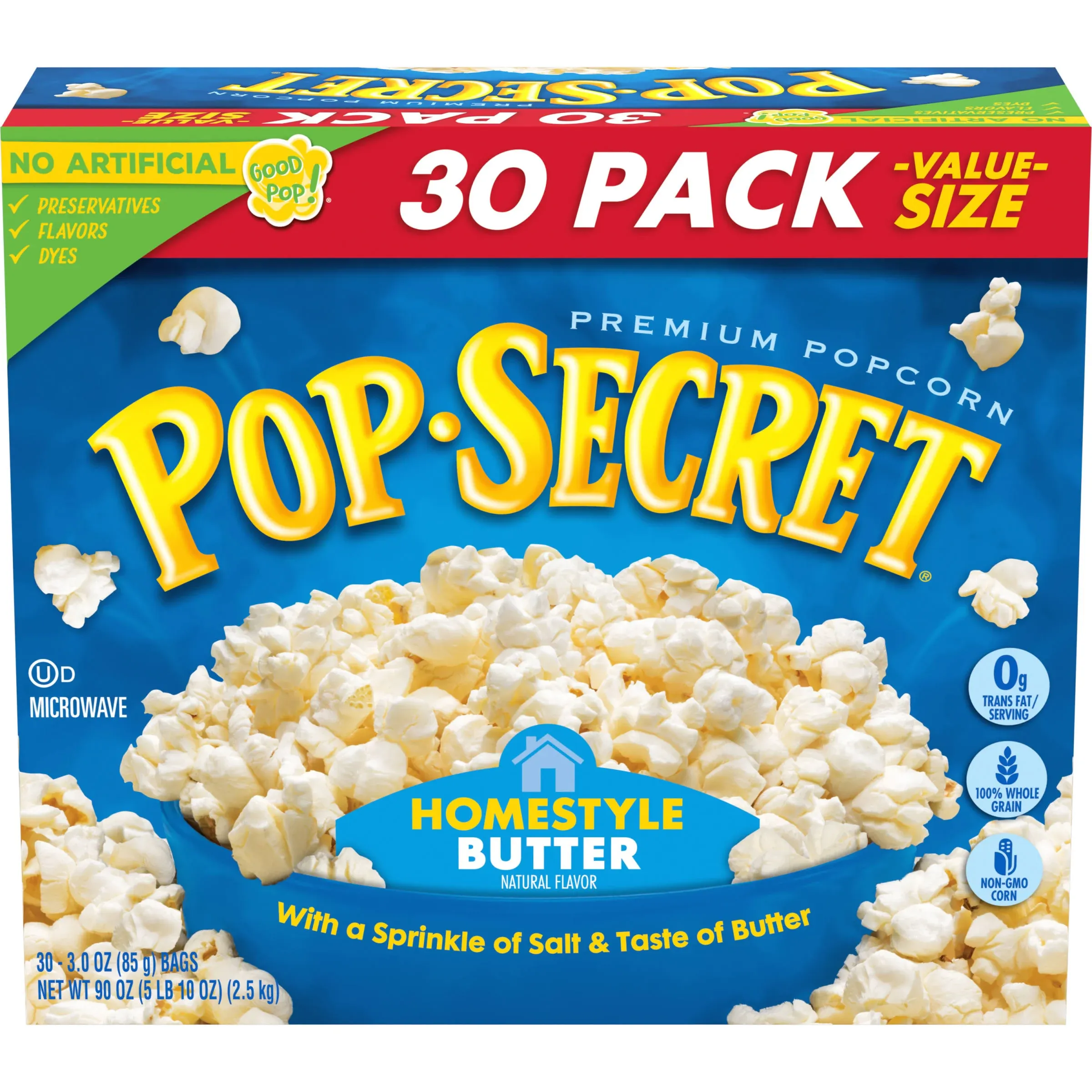 Pop Secret Homestyle Microwave Popcorn