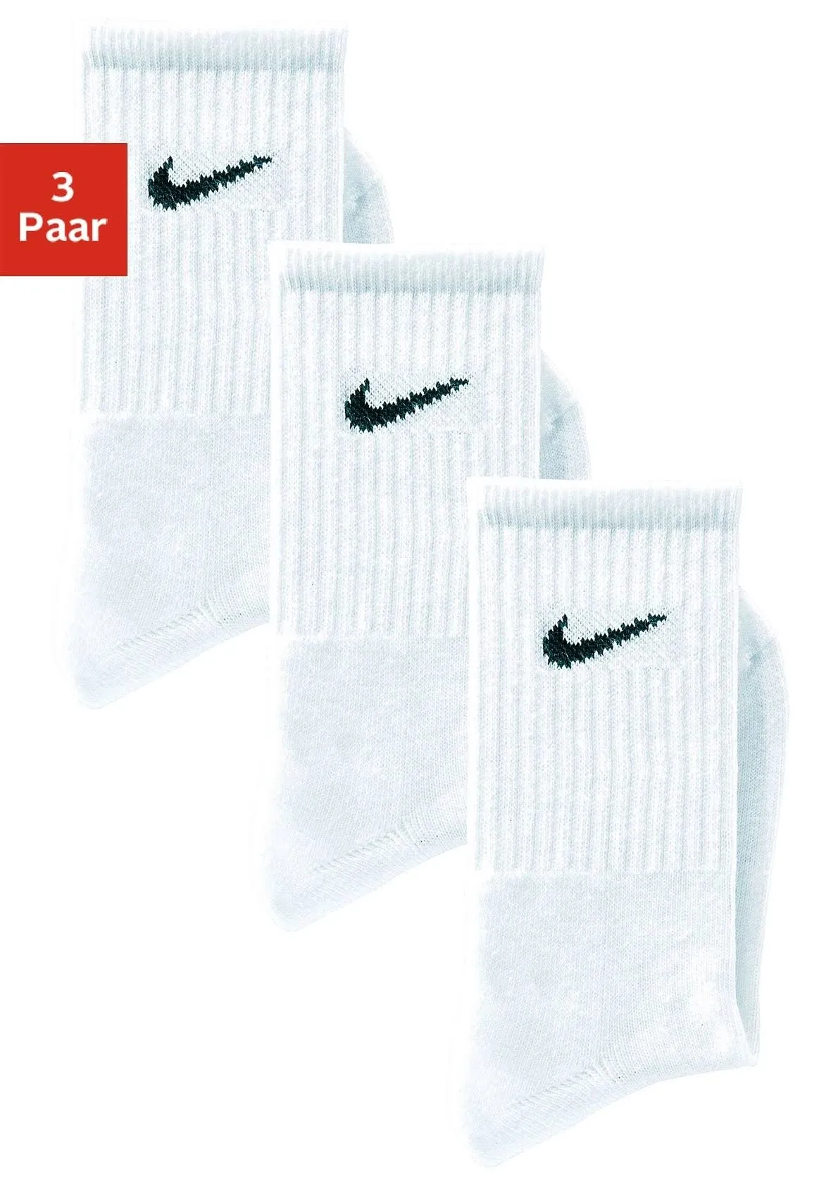 Calcetines deportivos de entrenamiento Nike Everyday Cushioned (3 pares) - Multicolor