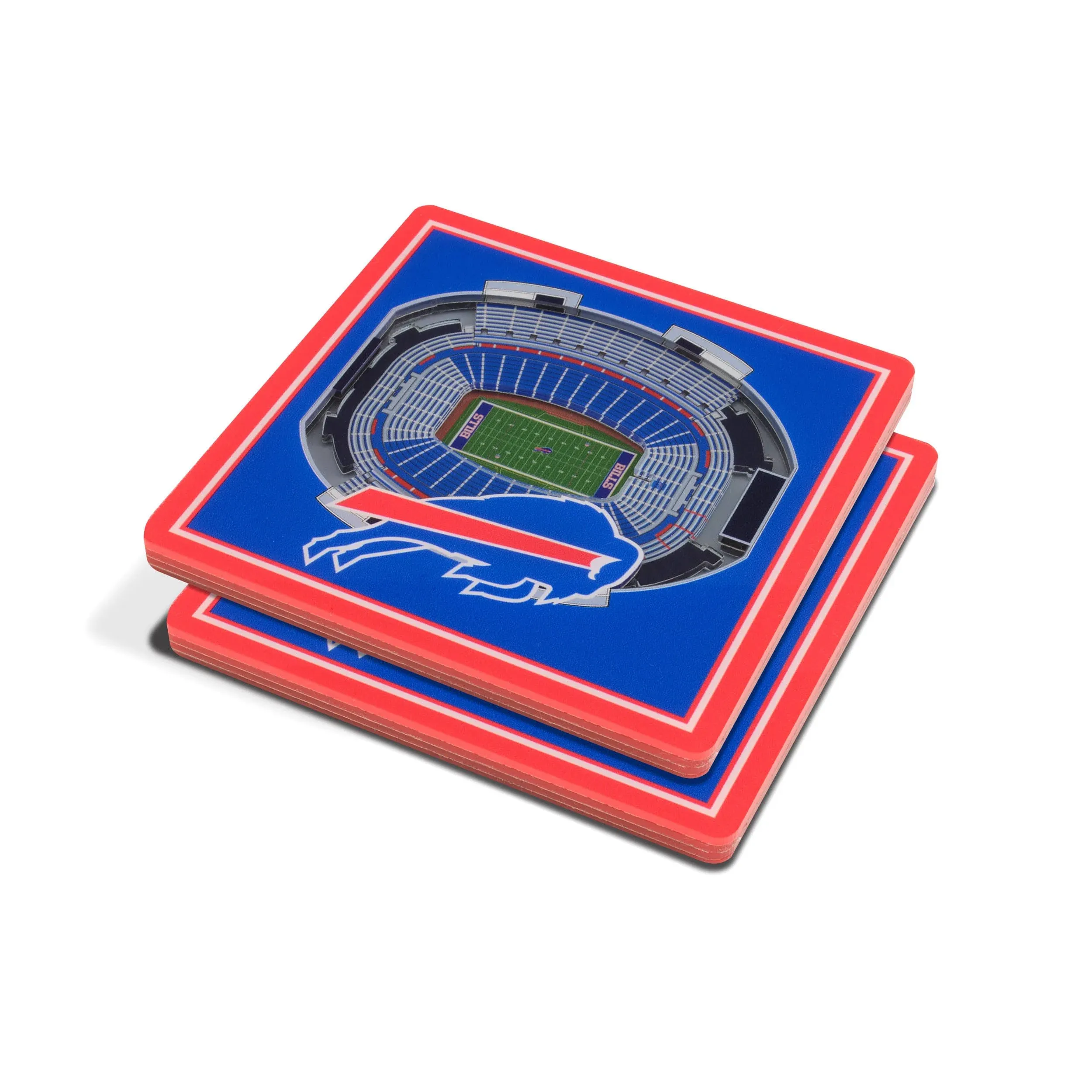 YouTheFan 3D StadiumViews Coaster Set