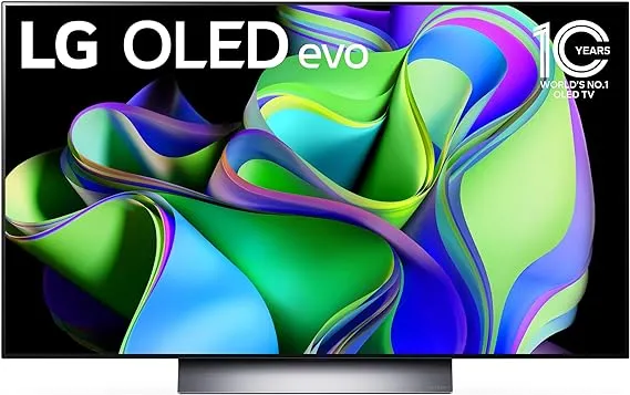 LG OLED65C3PUA OLED Evo C3 65 inch HDR 4K Smart OLED TV (2023 Model) Bundle with 2 Yr CPS Enhanced Protection Pack