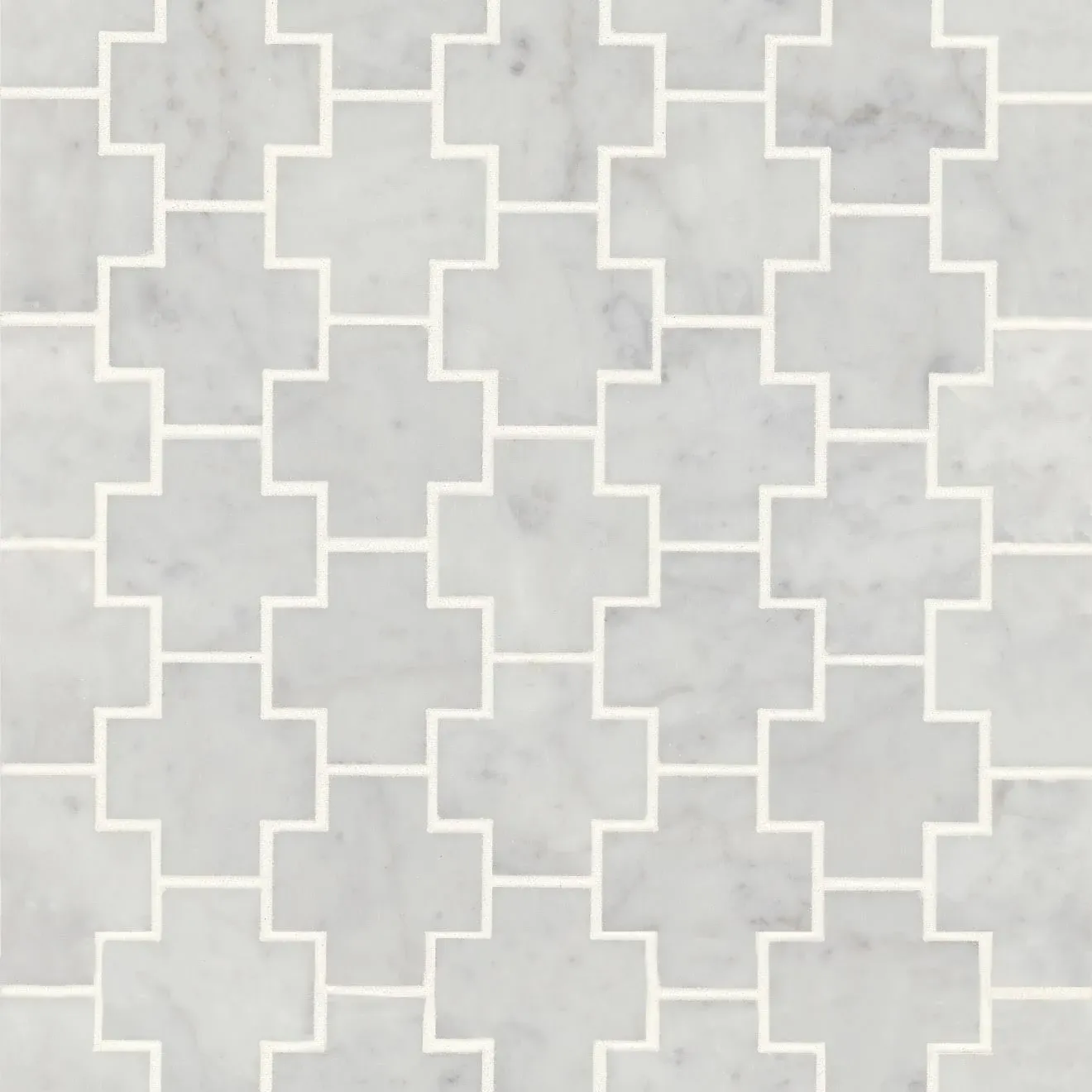 Bedrosians Monet Mosaic 5 White Tile & Stone