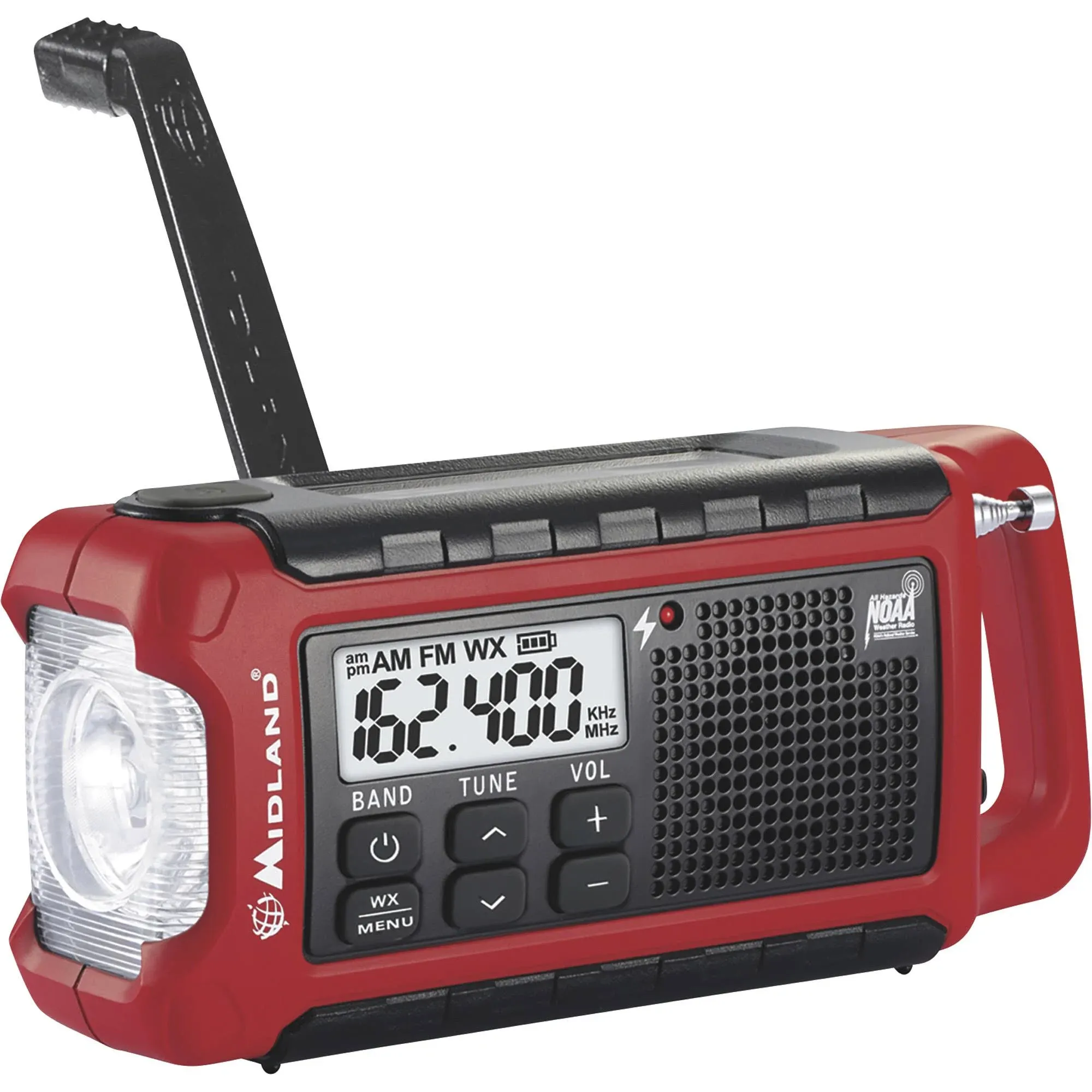 Midland ER210 E+Ready Compact Emergency Crank Weather Radio