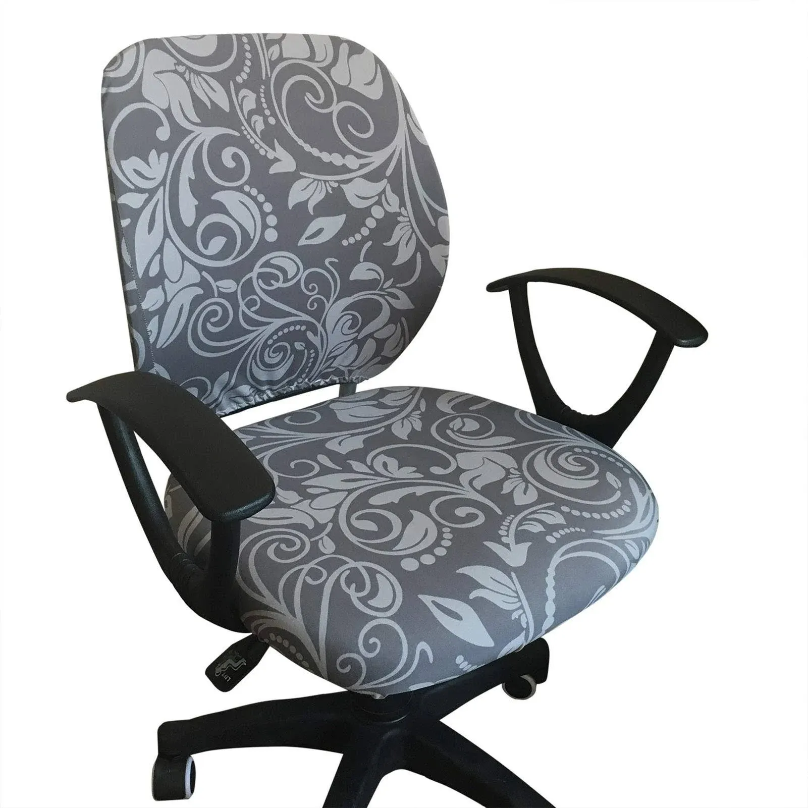 Melaluxe Computer Office Chair Cover - Protective & Stretchable Universal Chair Covers Stretch Rotating Chair Slipcover