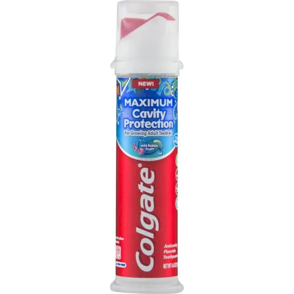 Colgate® 4.4 oz. Anticavity Fluoride Gel Toothpaste in Milk Bubble Fruit®