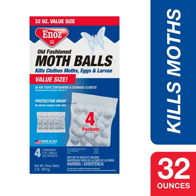 Enoz 32 oz Old Fashioned Moth Balls