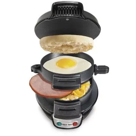 Hamilton Beach 25477 Black Breakfast Sandwich Maker