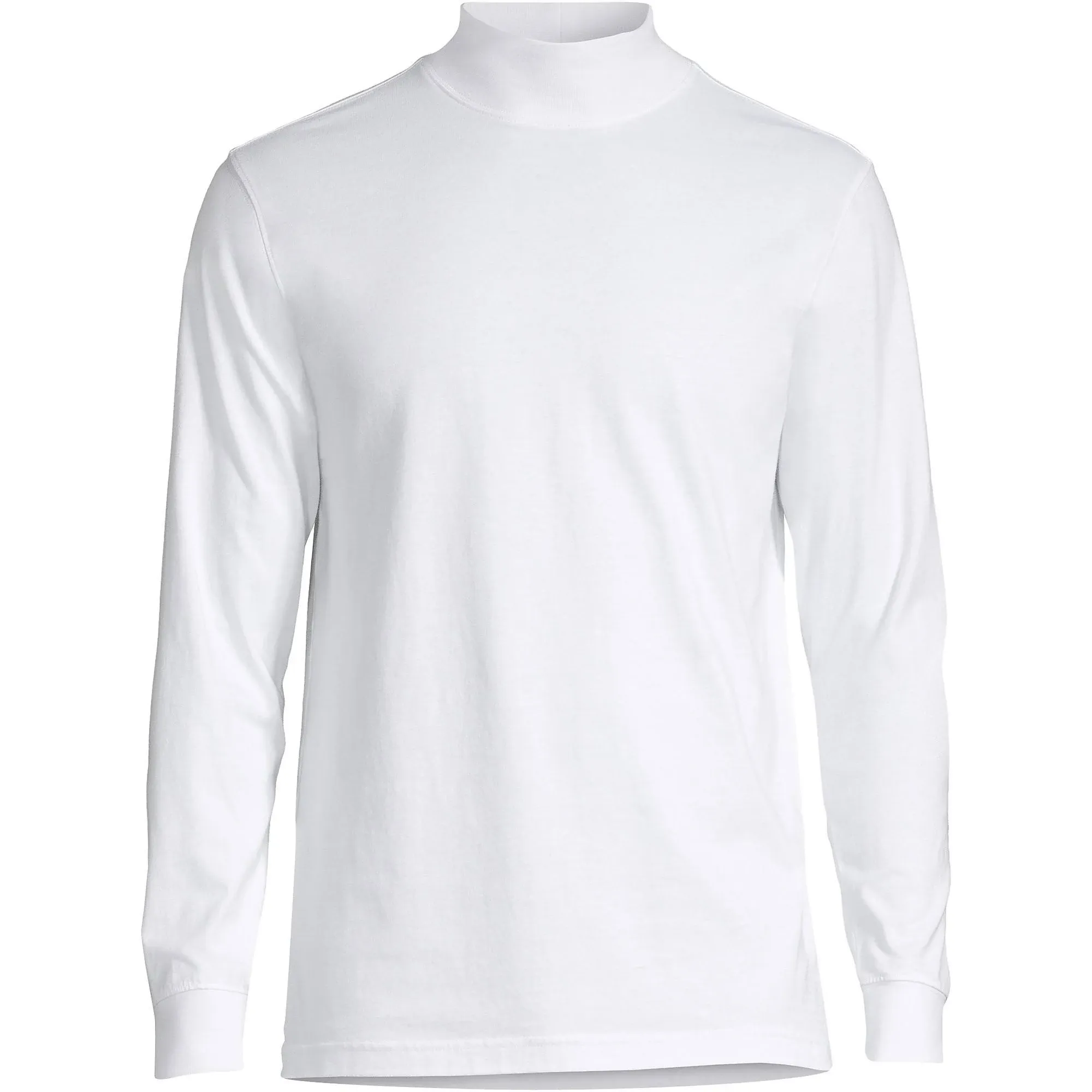 Lands' End Men's Super-T Mock Turtleneck