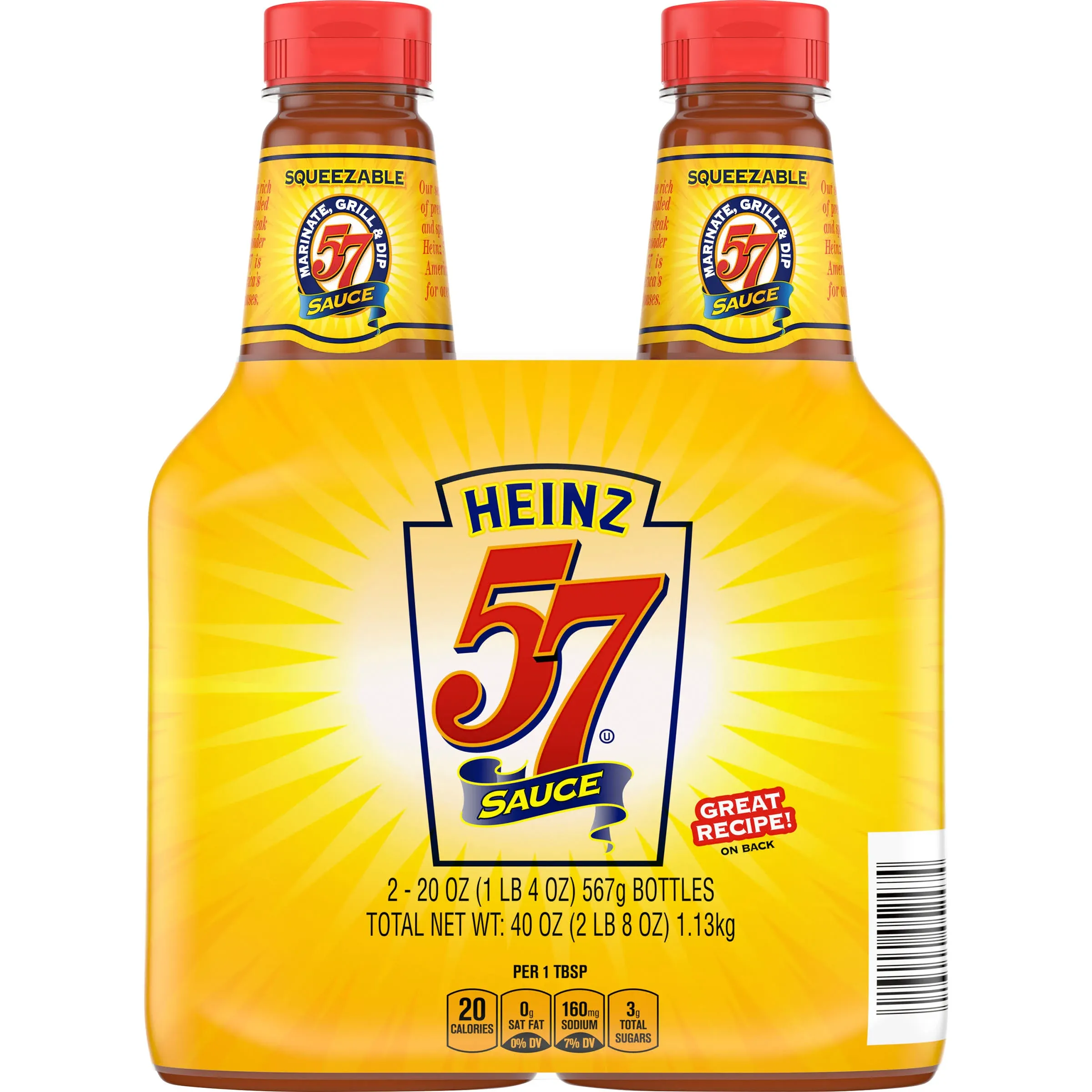 Heinz 57 Sauce 20 oz., 2 pk.